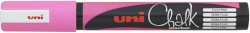 Kreidemarker UNI Chalk pink, Strichstärke: 1,8 – 2,5 mm