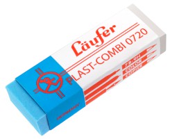 Radierer Plast-Combi B x H x T mm: 65 x 21 x 12