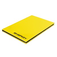 Notizbuch „Energy“ gelb; DIN A4; kariert; Kladde mit: 96 Blatt