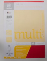 Multifunktionspapier 7X Colors, DIN A4, 80 g/qm, intensiv rot, 50 Blatt
