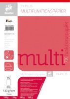 Multifunktionspapier 7X Colors, DIN A4,120 g/qm, weiß, 50 Blatt