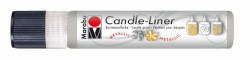 Marabu Candle-Liner, Metallic-Silber 782, 25 ml