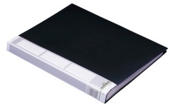 Sichtbücher DURALOOK® schwarz, Ausführung: 40 Sichthüllen, Rücken: 25 mm