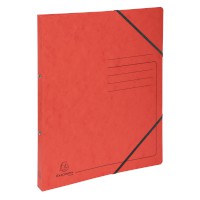 Ringhefter Colorspan-Karton, A4, 2 Ringe: 15 mm, für: DIN A4, rot