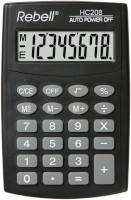 Taschenrechner  HC108 schwarz; LC-Display: 8-stellig; B x H x T mm: 96 x 65 x 9 mm