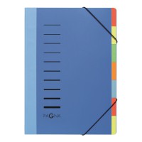 DeskOrganizer blau, Teilung: 7-teilig, B x H x T mm: 230 x 320 x 8