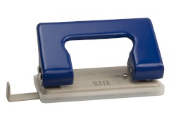 Leichter Bürolocher blau, Lochabstand: 80 mm, Stanzleistung: 1,35 mm/13 Blatt