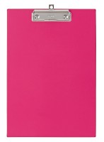 Schreibplatte mit Folienüberzug, A4 hoch, pink