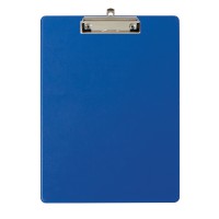 Klemmbrett PocketClip, PP-Kunststoffbezug, 230 x 320 mm, blau