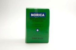 Norica Büro- und Aktenklammern mit Kugelenden verzinkt, Größe: 32 mm