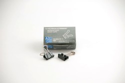 Foldbackklammer, 19 mm, schwarz, 12 Stück