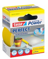 Gewebeklebeband tesa® extra Power Gewebeband, 2,75 m x 38 mm, gelb