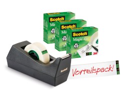 Scotch® Tischabroller Promotion C38SM3S schwarz, für Rollengröße: 19 mm x 33 m