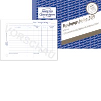 Formularbuch für Kasse & Buchhaltung, Format: DIN A6 quer, Beschreibung: Buchungsbeleg, 50 Originale, mikroperforiert
