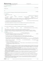 Vertragsformular Mietvertrag für Wohnungen - 10 Stück, DIN A4, 210 x 297 mm, 3 B
