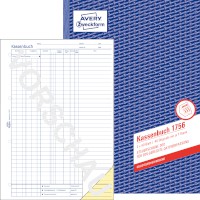 Kassenbuch DIN A4, (Steuerschiene 300) für EDV- gerechte Datenerfassung, 1. und 2. Blatt bedruckt, SD