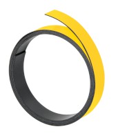 Magnetband, 1 m x 10 mm, 1 mm, gelb