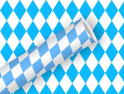 Geschenkpapier-Rolle "Bayerische Raute"