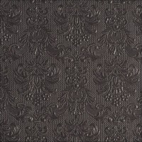 Serviette "Elegance" dark grey 33 x 33 cm 15er Packung