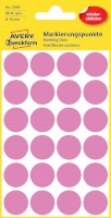 Markierungspunkte pink