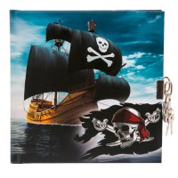 Tagebuch "Piraten" mit Schloss