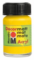 Decormatt Acyrl 15 ml im Glas gelb