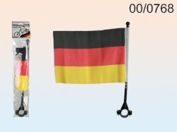 Deutschlandflagge fürs Fahrrad 22 x 16 cm