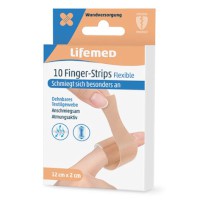 Finger-Strips  „Flexible“ 12 x 2 cm hautfarben;
