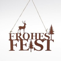Metallhänger Frohes Fest